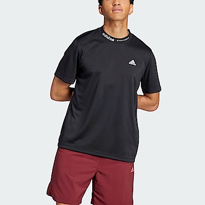 Adidas BL Mesh T Q3 [IJ6460] 男 短袖 上衣 T恤 運動 休閒 日常 舒適 穿搭 愛迪達 黑