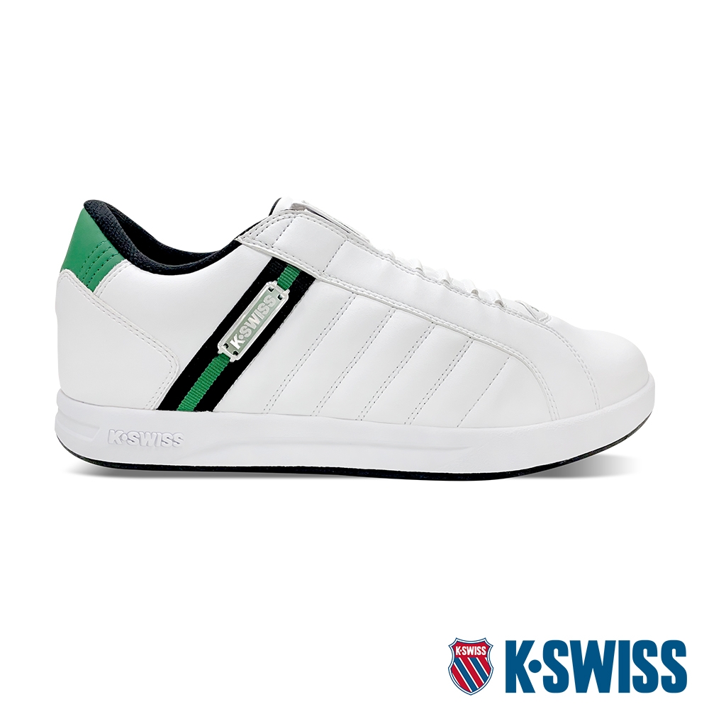 K-SWISS Lundahl Slip-On S CMF鞋套式運動鞋-男-白/黑/綠