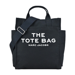 MARC JACOBS THE FUNCTIONAL TOTE字母印花帆布兩用托特包/旅行袋-黑