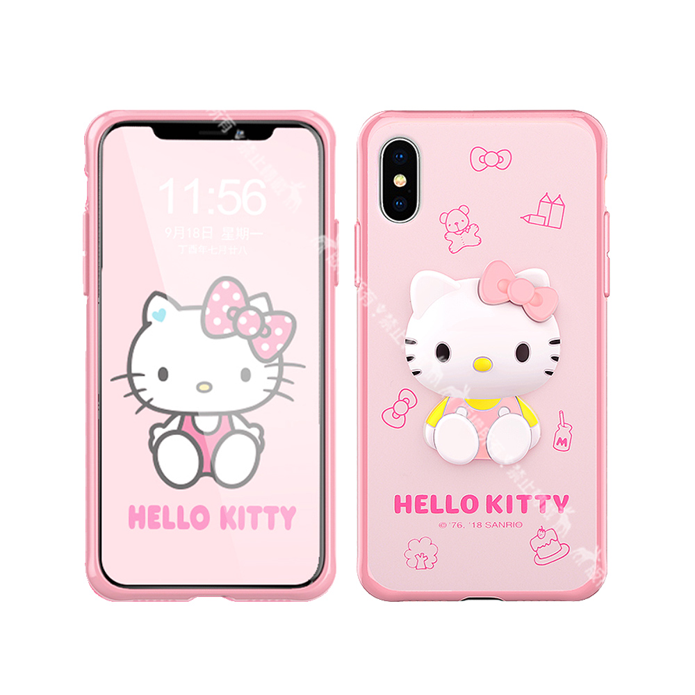 Hello Kitty iPhone Xs / X 5.8吋 3D立體手機殼(甜點)