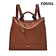 FOSSIL Elina 真皮兩用小後背包-咖啡色 SHB2979210 product thumbnail 1