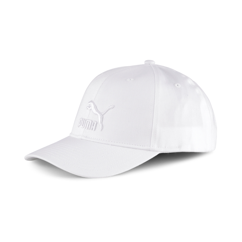 PUMA 流行系列 男女棒球帽-白-02255412