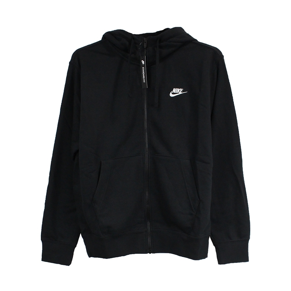 NIKE 男 NSW CLUB HOODIE FZ FT 棉質運動外套(連帽)