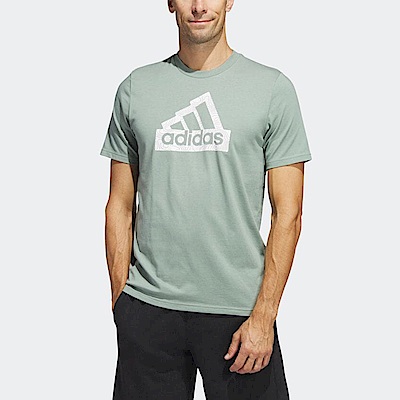 Adidas M City E Tee [H49667] 男 短袖 上衣 T恤 運動 休閒 棉質 舒適 日常 穿搭 綠