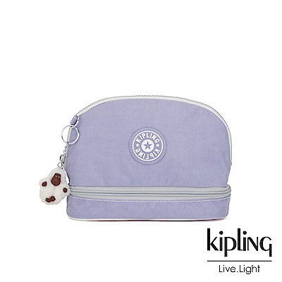 Kipling 法式丁香紫貝殼化妝包-MULTI MAKE-UP