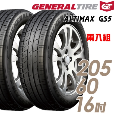 【將軍】ALTIMAX GS5 舒適操控輪胎_二入組_205/60/16(GS5)