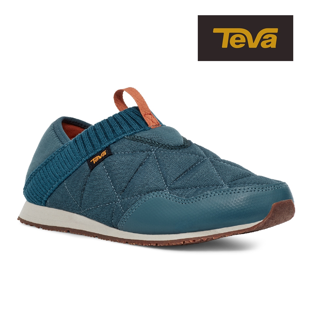 【TEVA】原廠貨 女 ReEmber 兩穿式防潑水菠蘿麵包鞋/休閒鞋/懶人鞋(香脂藍-TV1125471BALS)