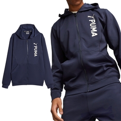 Puma 訓練系列Puma Fit 男 藍色 運動 訓練 拉鍊 外套 52388506