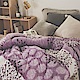 絲薇諾 紫色銀花 MIT 雙面法蘭絨被/單人-145×195cm product thumbnail 1