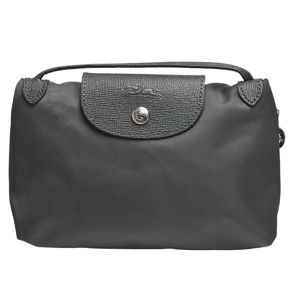 LONGCHAMP LE PLIAGE Neo帆布手拿/斜背包(灰)