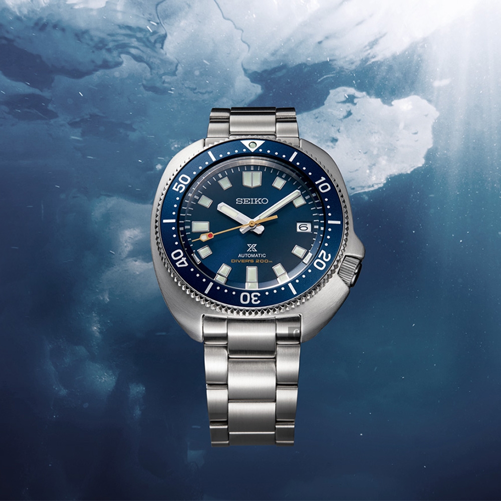 SEIKO 精工 潛水錶55週年限量款 Prospex 200米潛水機械錶-42.7mm (SPB183J1/6R35-01G0B)