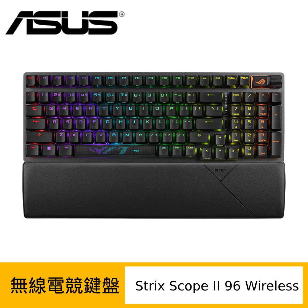 ASUS 華碩 ROG Strix Scope II 96 Wireless 三模無線電競鍵盤 (NX軸/PBT材質)