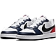 NIKE 運動鞋 女鞋 大童 休閒鞋 皮革 COURT BOROUGH LOW 2 BG 白藍紅 DO7446-101 (3K2024) product thumbnail 1