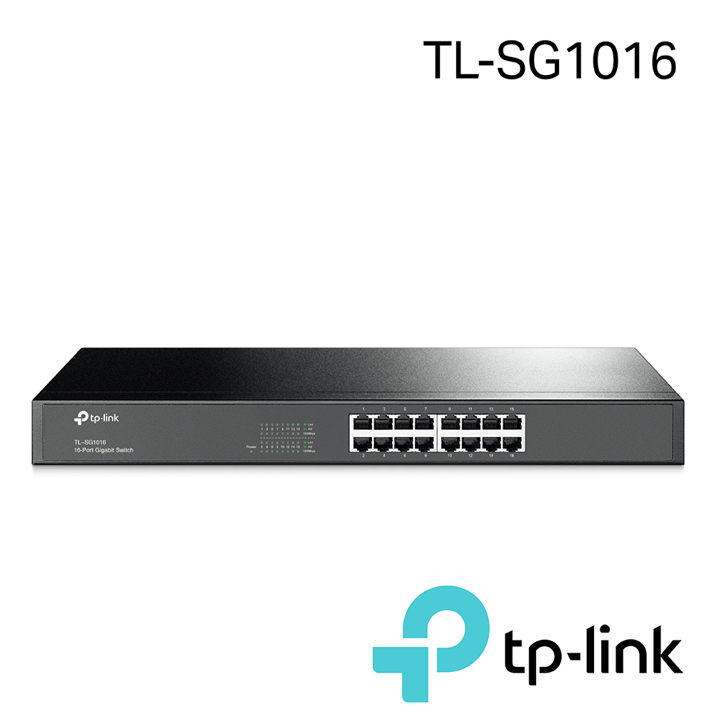 TP-Link TL-SG1016 16 埠 Gigabit 網路交換器