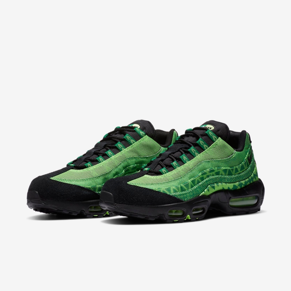 Nike 休閒鞋 Air Max 95 CTRY 運動 男女鞋 氣墊 舒適 避震 簡約 球鞋 情侶穿搭 綠 黑 CW2360300