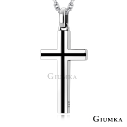 GIUMKA十字架925純銀吊墜短鍊 愛的信仰男女情侶項鍊 單個價格(MIT)