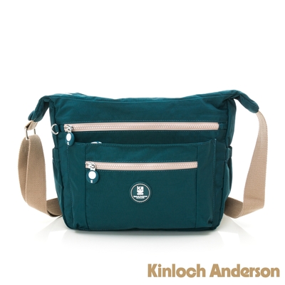 【Kinloch Anderson】迷霧森林 大容量斜側包-藍綠色
