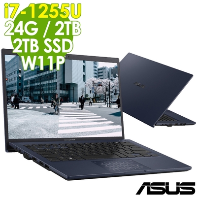 ASUS ExpertBook B1508CBA T-0221A1255U 雙碟筆電 (i7-1255U/8G+16G/2TB SSD+2TB/W11P)特仕筆電