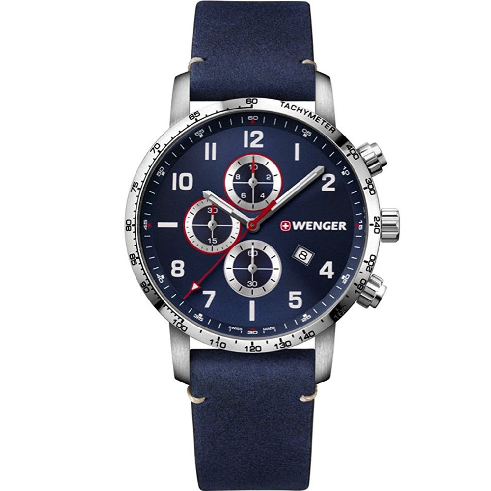 WENGER Attitude Chrono 計時時尚腕錶(01.1543.109)藍