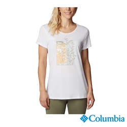 Columbia哥倫比亞 女款-Daisy Days短袖上衣-白色 UAL31250WT / S23