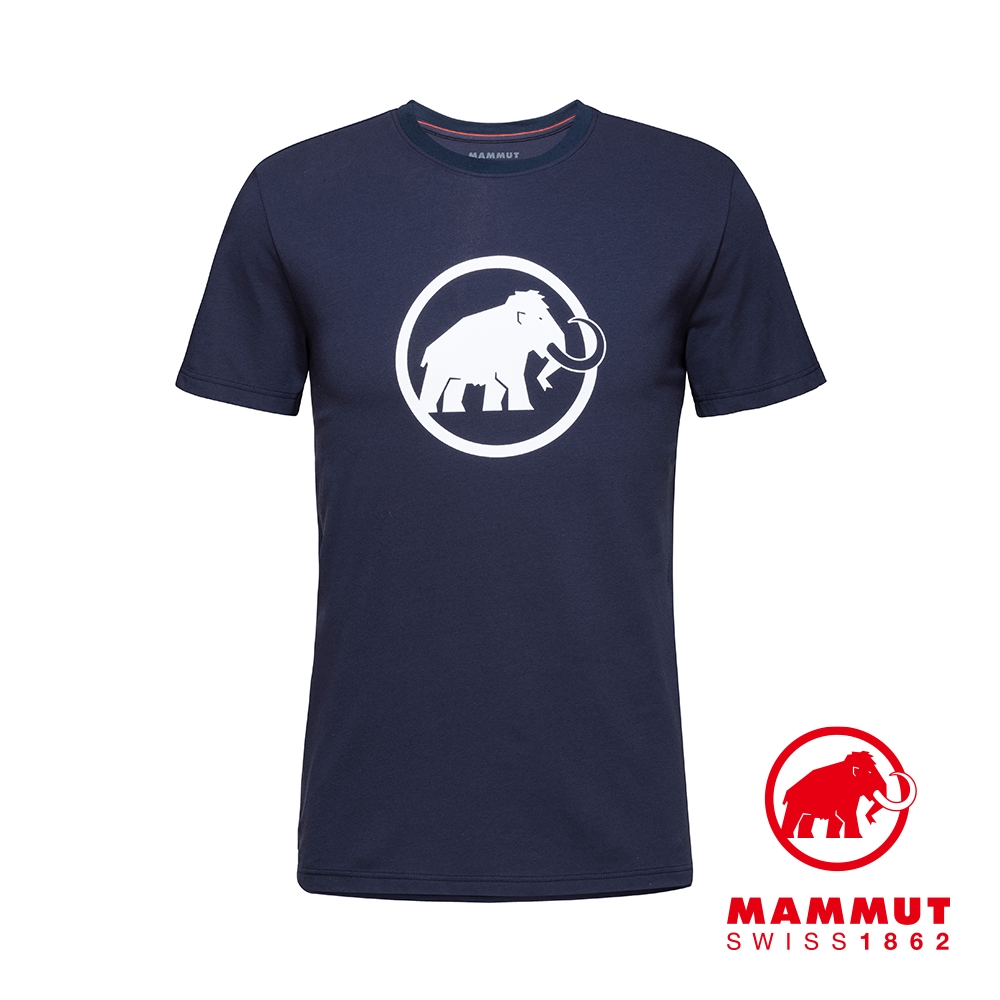 【Mammut 】Classic T-Shirt Men 經典LOGO短袖上衣 海洋藍 男款 #1017-02240