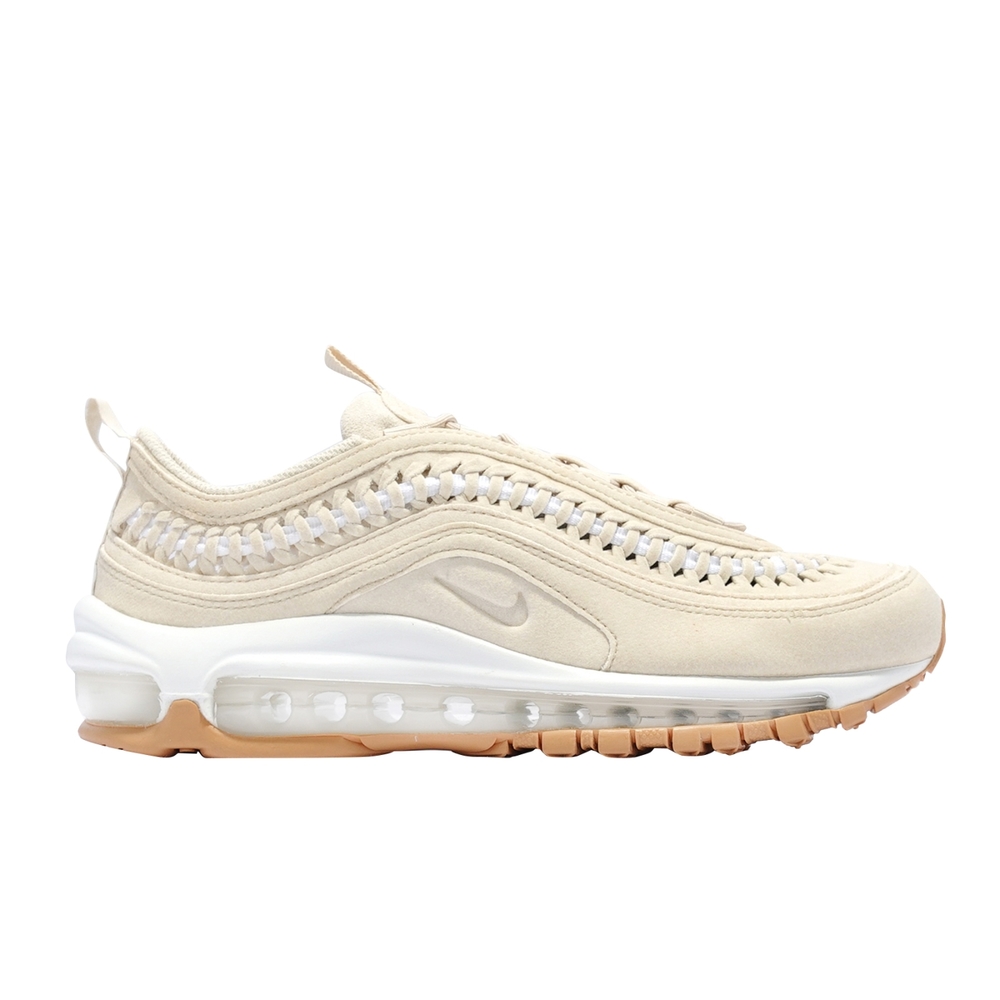 Nike 休閒鞋Air Max 97 LX 運動女鞋氣墊避震編織造型球鞋穿搭米白白