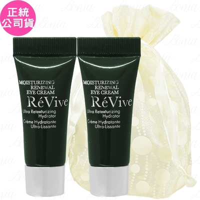 ReVive 光采再生賦活眼霜(3ml)(條)*2旅行袋組(公司貨)