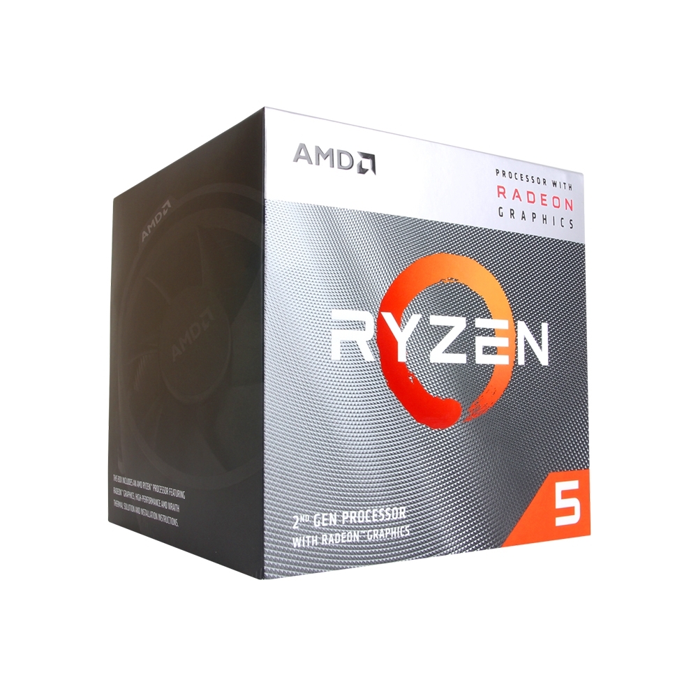 AMD Ryzen 5 3400G 四核心處理器《3.7GHz/AM4》 | CPU中央處理器