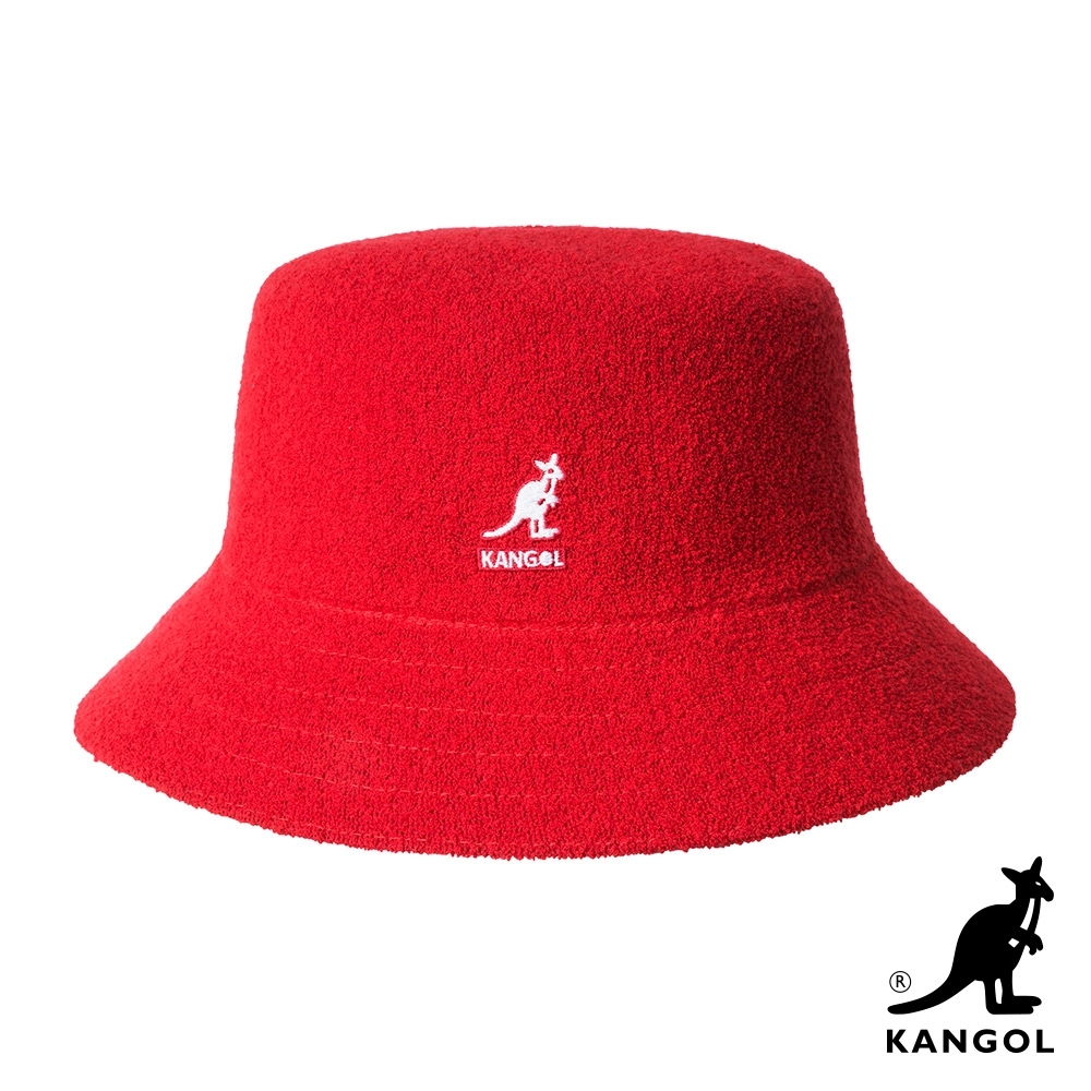 KANGOL-BERMUDA BUCKET 漁夫帽-紅色