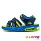 【LOTTO 義大利】童鞋 織帶氣墊涼鞋(藍-LT1AKS3206) product thumbnail 1