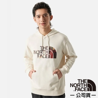 【The North Face】男女 U HERITAGE HALF DOME 保暖長袖連帽T恤.上衣_86PV-N3N 白