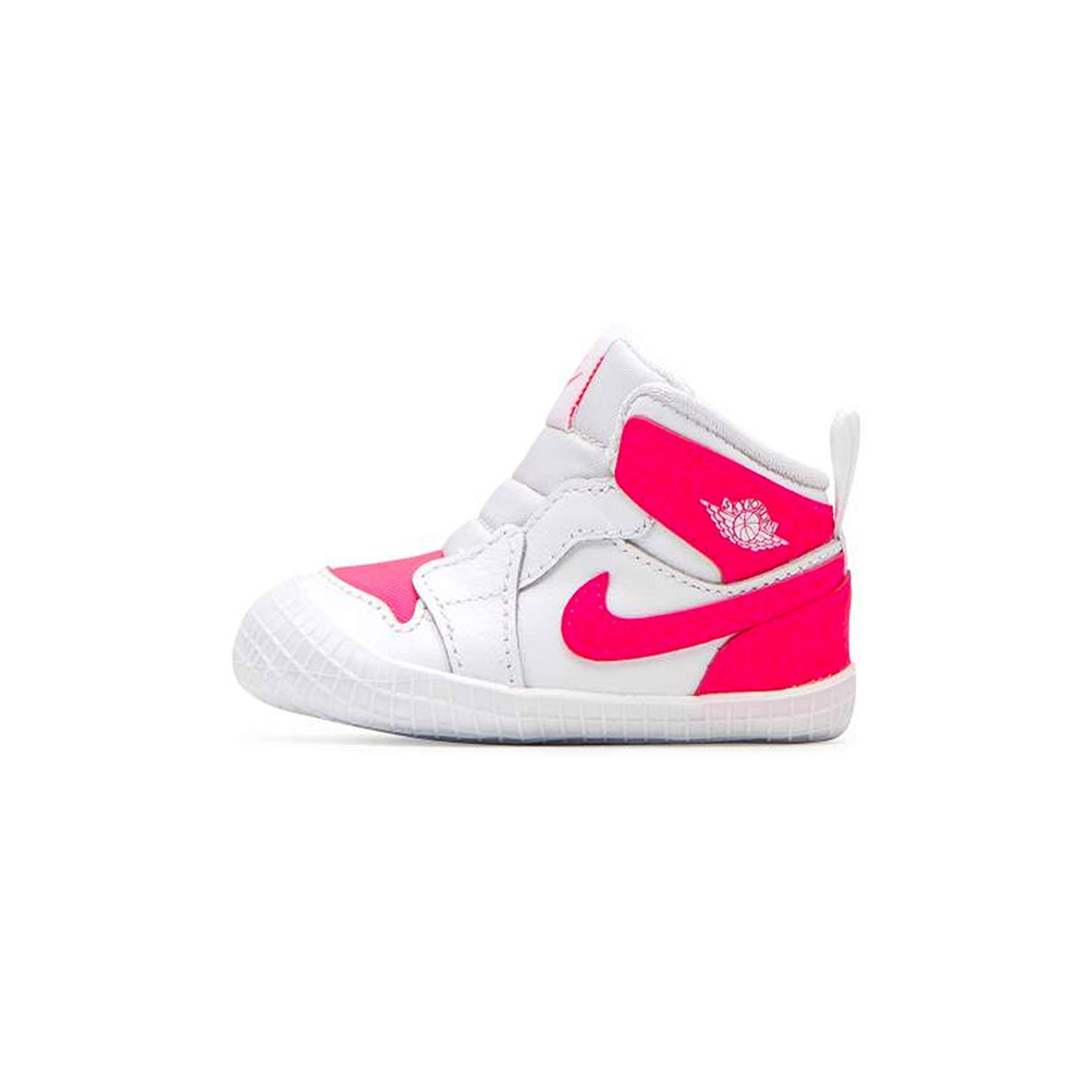 Nike Jordan 1 Retro Crib Bootie 童鞋小童鞋粉白色喬丹休閒鞋AT3745