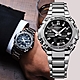 CASIO 卡西歐 G-SHOCK G-STEEL 纖薄 太陽能智慧藍芽雙顯錶-銀 GST-B600D-1A product thumbnail 1