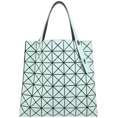 ISSEY MIYAKE 三宅一生 BAOBAO 淺綠色霧面三角格7x7手提包