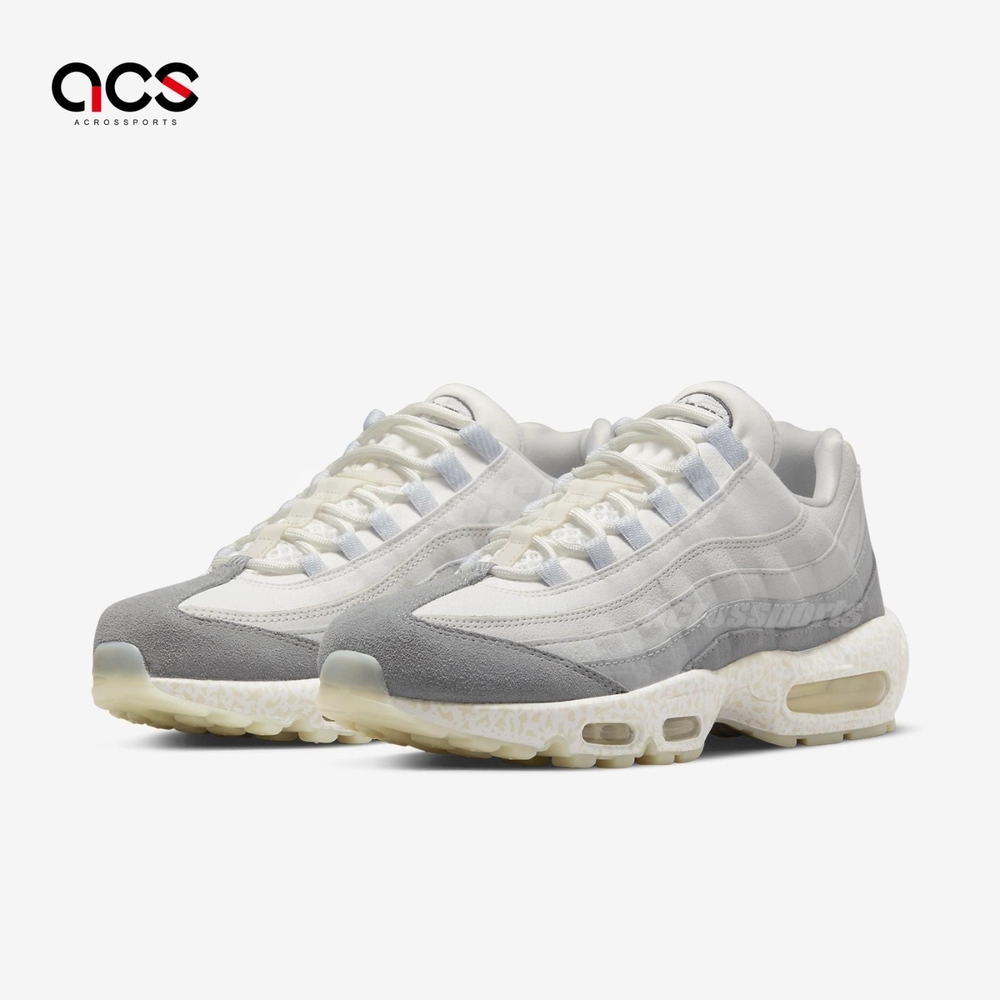 Nike 休閒鞋 Air Max 95 QS 男鞋 女鞋 骨白 Light Bone 米白 灰 DV2593-100