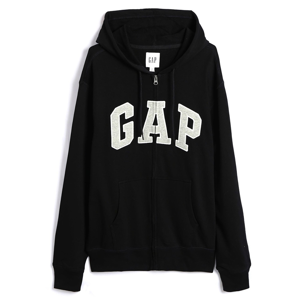 GAP 男生 連帽外套黑 1355