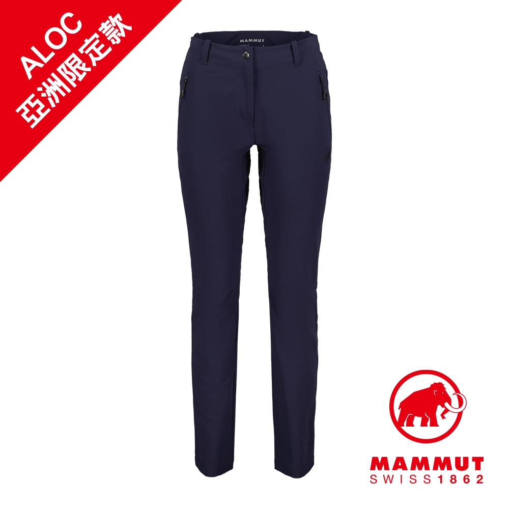 Mammut 長毛象】Trekkers 3.0 Pants AF Women 健行防潑水長褲海洋藍女 