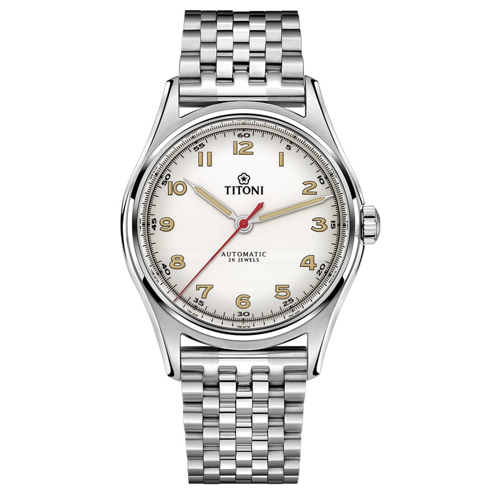 TITONI 梅花錶 傳承系列 復刻經典機械腕錶 39mm / 83019S-639