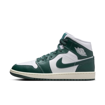 NIKE WMNS AIR JORDAN 1 MID 女休閒運動鞋-白綠-BQ6472133