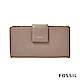 FOSSIL LOGAN 真皮系列拉鍊零錢袋設計中夾-奶油駝色 SL7830263 product thumbnail 2