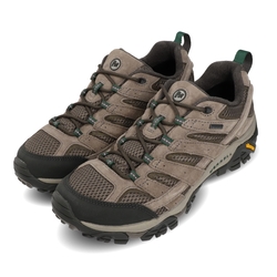 Merrell 戶外鞋 Moab 2 Leather GTX 男鞋 登山 越野 耐磨 黃金大底 防潑水 穩定 棕 綠 ML033329