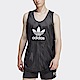 Adidas BBALL TREFO JSY HS2067 男 背心 雙面 球衣 亞洲版 運動 休閒 寬鬆 黑白 product thumbnail 1