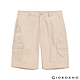 GIORDANO 男裝快乾涼感工裝卡其短褲 - 14 陶器卡其 product thumbnail 1