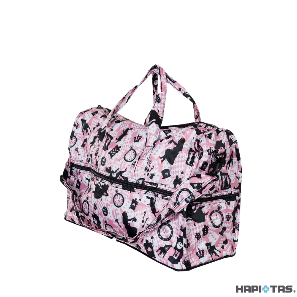 日本HAPI+TAS 小摺疊旅行袋 粉色波士頓
