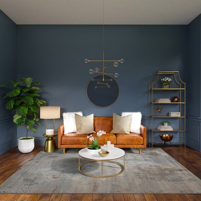 【FUWALY】斑駁奢華地毯-海姆-160X230CM (地毯 適用於客廳 起居室空間 生活美學)