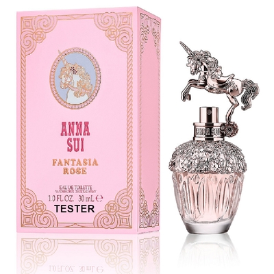 anna sui fantasia rose 玫瑰花舞獨角獸淡香水 30ml tester 包裝 (原廠公司貨)