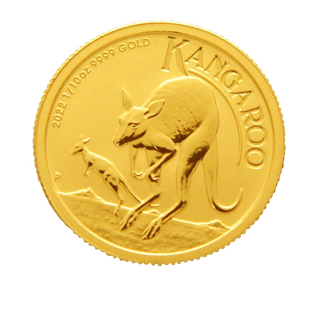 2022年澳洲袋鼠金幣-1/10盎司(OZ)