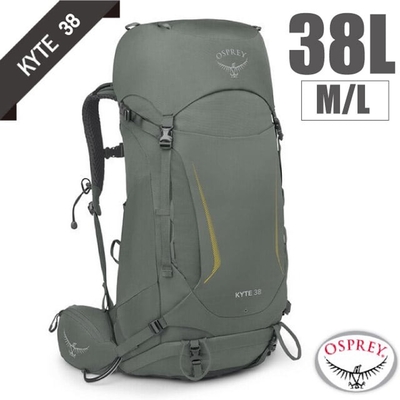 OSPREY 女款 Kyte 38L 輕量健行登山背包.3D立體網背(附防水背包套)_洛基溪綠 R