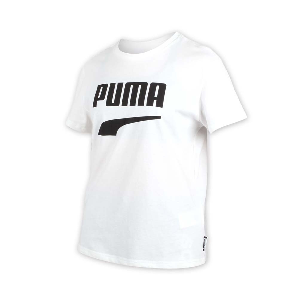 PUMA 女流行系列短袖T恤-慢跑 路跑 白黑