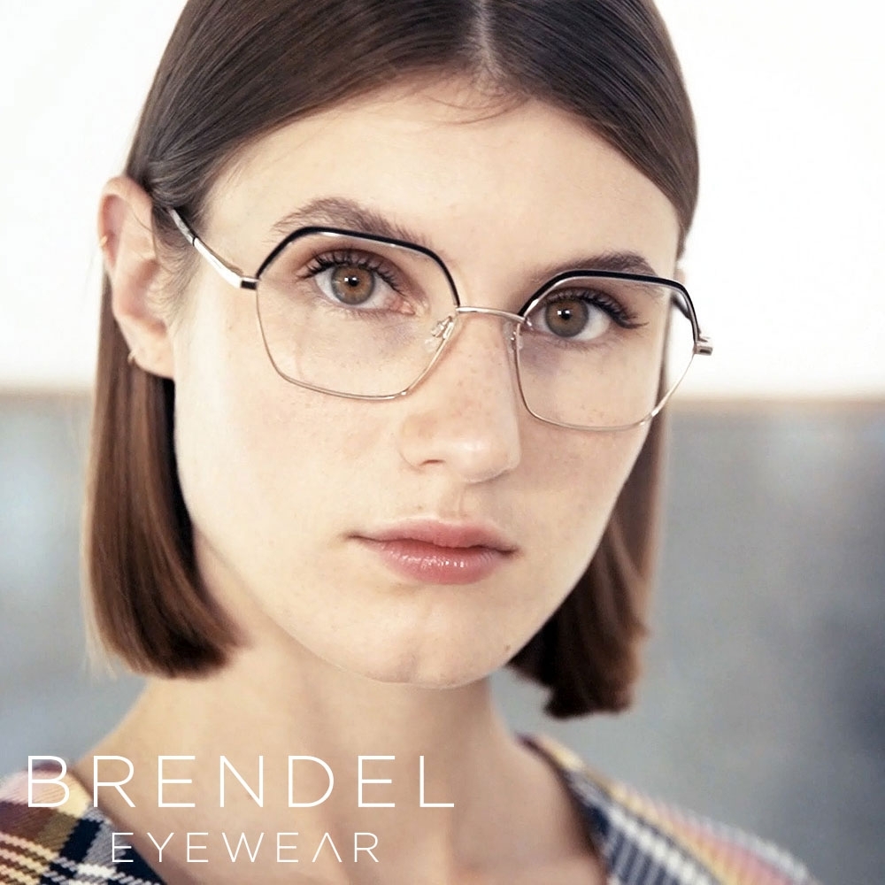 Brendel 布蘭德爾德國時尚女性幾何金屬框眼鏡 放大眼鏡 夾鏡 Yahoo奇摩購物中心